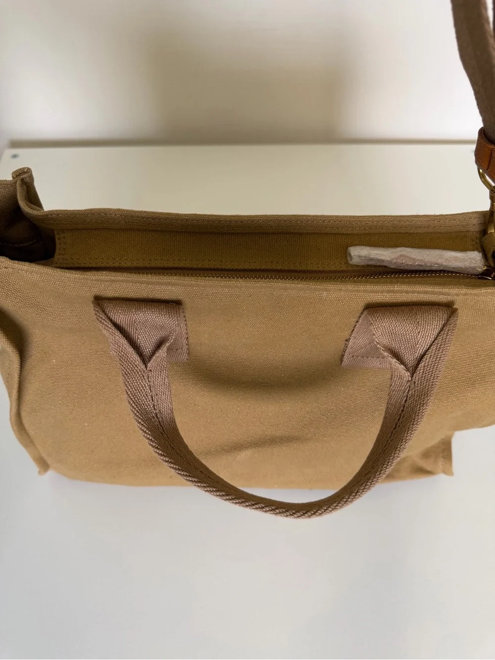 NWT margot New York Unisex Bianca Satchel Canvas Bag BoatTote Crossbody Academia